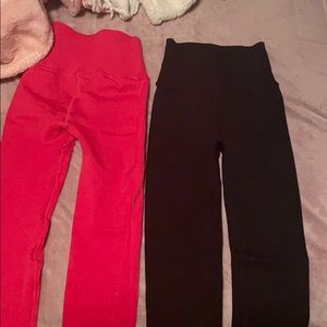 2 pairs of fabletics sculpknit leggings size xs